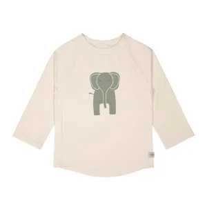 T-shirt anti-UV manches longues enfants - Éléphant écru