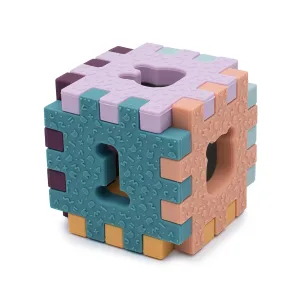 Cube en silicone pastel