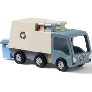 Camion poubelle AIDEN jouet bois kids concept tri séléctif recyclage