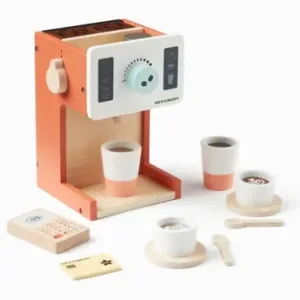 Machine à café KID'S HUB jouet bois enfant imitation cafetière