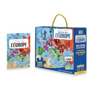 Puzzle rond 210 pièces - L'EUROPE - Sassi
